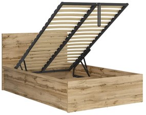 Jednolôžková posteľ 120 cm BRW Tetrix 6 (dub wotan) (s roštom) (s úl. priestorom). Vlastná spoľahlivá doprava až k Vám domov. 1098487