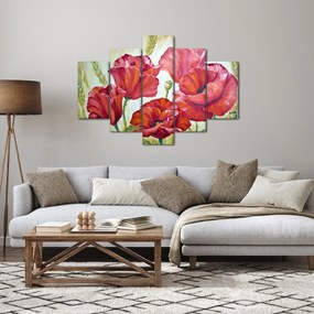 Obraz - Kvety vlčích makov (150x105 cm)
