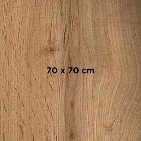 COMPACT 12 WOTAN OAK - STOLOVÁ DOSKA 70x70 cm
