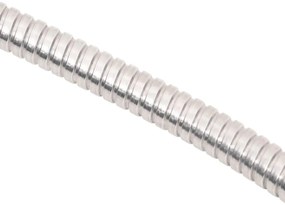 Záhradná hadica s tryskou, strieborná 0,6" 15 m, oceľ