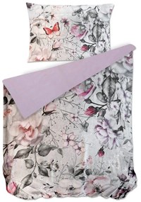 Bierbaum obliečka bavlnený satén 5205D Roses - 140x200 / 70x90 cm