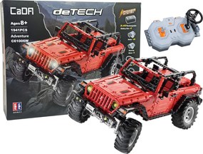 Stavebné bloky Terénne auto na diaľkové ovládanie Červená CADA 1941 Elements