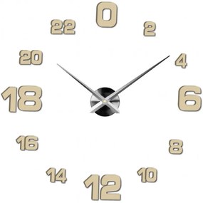 Moderné nalepovacie nástenné hodiny | 3D hodiny 12S022-Wall clock