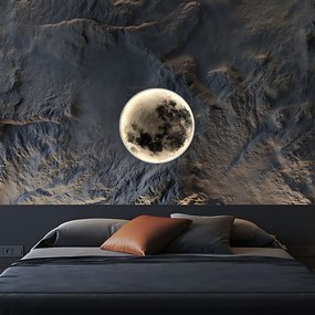 Toolight Moon, LED nástenné svietidlo 50cm, 35W, 4000K, APP1806-CW, OSW-04352
