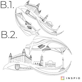 Nálepky na stenu - Bratislava