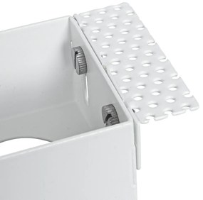 Sada 6 vstavaných bodových svetiel bielych GU10 50 mm 2-svetlo bez rámu - Oneon