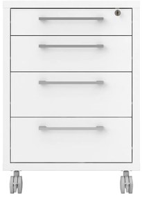 Biela uzamykateľná skrinka 48x68 cm Prima – Tvilum