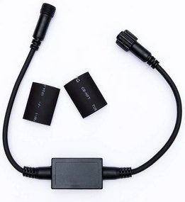 LED světelná sada na vánoční stromy vysoké 12-14 m, ledová bílá s Flash, dekory DZX0EFD08