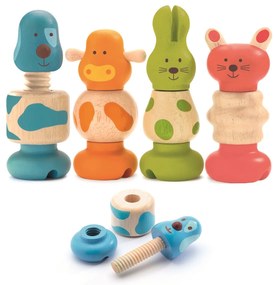 Drevené skrutkovanie – zvieratká