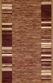Associated Weavers 💧🛡️200x80 cm Protišmykový behúň na mieru Adagio 17 hnedý - obšitý zo všetkých strán + aplikovaná impregnácia, hnedá, chodba / predsieň