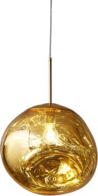 Závesná lampa Glam M zlatá 28 cm