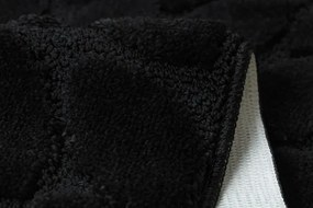 Sada kúpeľňových koberčekov SUPREME STONES kamienky, čierna