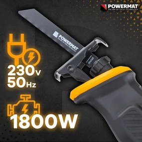 Sammer Elektrická šabľová píla Powermat PM-PSZ-1800TN | 1800W | 20× plátkov PM1278
