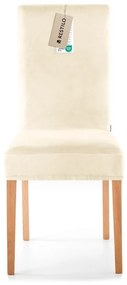 Krémový napínací poťah na stoličku 48 cm Sento – Restilo
