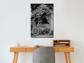 Artgeist Obraz - Bicycle and Flowers (1 Part) Vertical Veľkosť: 80x120, Verzia: Premium Print