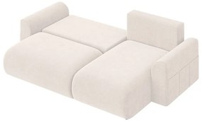 Biela rozkladacia rohová pohovka (variabilná) Lorine – Ropez