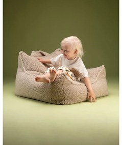 Svetlohnedý detský sedací vak z textílie buklé Chair – Wigiwama