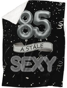 Deka Stále sexy – Čierna (vek: 85, Podšitie baránkom: ÁNO)