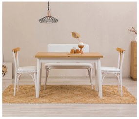 Jedálenský set Duvasa 23 (biela) (pre 4 osoby). Vlastná spoľahlivá doprava až k Vám domov. 1093794