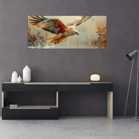 Obraz - Dravý vták (120x50 cm)
