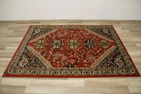 Koberec Afgan E788A červený / čierny