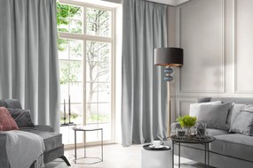 ZATEMŇOVACÍ ZÁVES NA PÁSKE ROSA 135X300 CM STRIEBORNÁ