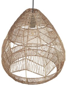 Závesná lampa prírodná CASCADE Beliani