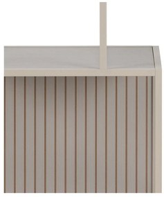 Sivá knižnica 77x185x35 cm Seaford – Actona