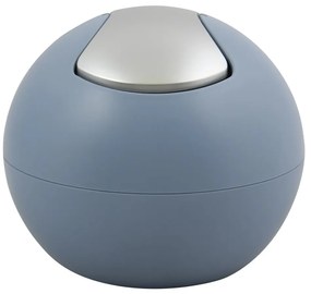 Svetlomodrý plastový odpadkový kôš 1 l Bowl Matt – Spirella