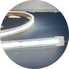 BERGE LED pásik COB - 12W/m - vodotesný - 5m - studená biela