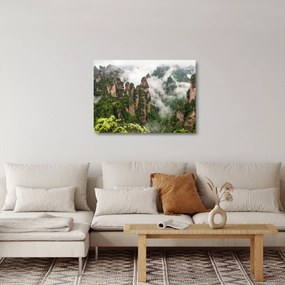 Sklenený obraz - National Park Zhangjiajie, Čína (70x50 cm)