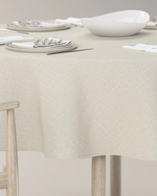 Obrus okrúhly farba produktu sivá látka zapletaná