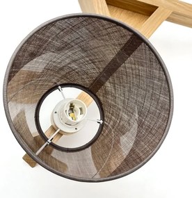 Brilagi - LED  Prisadený luster ANTHONY 3xE14/40W/230V dub/hnedá