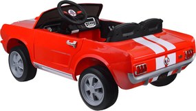 JOKOMISIADA Detské autíčko na batériu SHELBY GT 350 Classic pre dvoch PA0336 červené