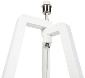 Moderná stojaca lampa biela bez tienidla - Puros