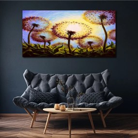 Obraz canvas Abstrakcie kvety tupé
