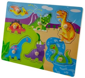 Vkladacie Puzzle Dinosaury