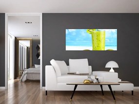 Obraz - kiwi smoothie (120x50 cm)