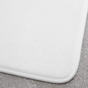 Biele WC kúpeľňové predložky z pamäťovej peny v súprave 2 ks 50x80 cm Anti-Bacterial – Catherine Lansfield