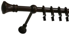 Garniža helios fi25 I 200cm wenge