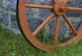 Garthen 237 Drevené koleso 45 cm - štýlová rustikálna dekorácia