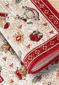 Villeroy & Boch, Kusový koberec Villeroy & Boch Toy's delight so strihaným vlasom 106217 Red, Multicolor, 50x80, červená, obývacia izba