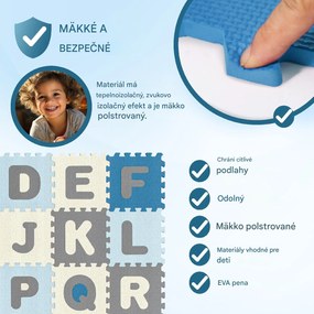 InternetovaZahrada Detská hracia podložka - modrá