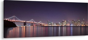 Obraz pohľadu na San Francisco, California (120x50 cm)