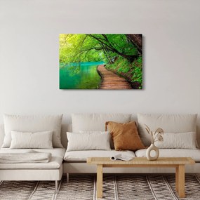 Obraz - Plitvické jazerá (90x60 cm)