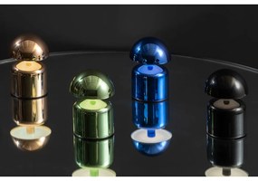 Svetlozelená LED stolová lampa s kovovým tienidlom (výška 14 cm) Impetu – Leitmotiv