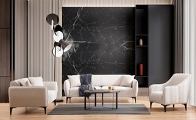 Třímístná rozkládací pohovka Belissimo 220 cm bílá