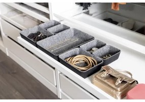 WENKO 64502100 - Organizér do zásuvky FELT 28,5x20 cm sivý