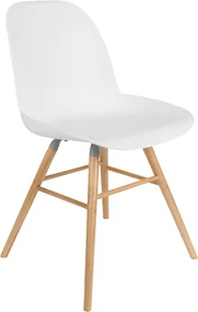 Zuiver Albert Kuip Chair dizajnová stolička - Biela