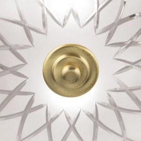 Orion DL 7-791/37 - Stropné svietidlo PORTO 2xE27/40W/230V pr. 37 cm zlatá